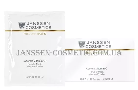 JANSSEN Phytogen Acerola Pro Age - Альгінатна anti-age віталізуюча ультразволожуюча маска з екстрактами ацероли та аронії