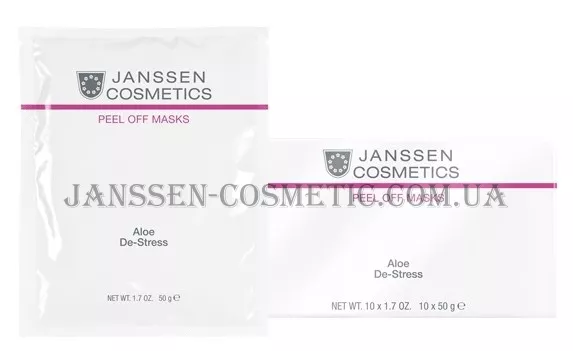 JANSSEN Phytogen Aloe De Stress - Альгінатна anti-age заспокійлива ультразволожуюча маска з екстрактами алое вера та спіруліною