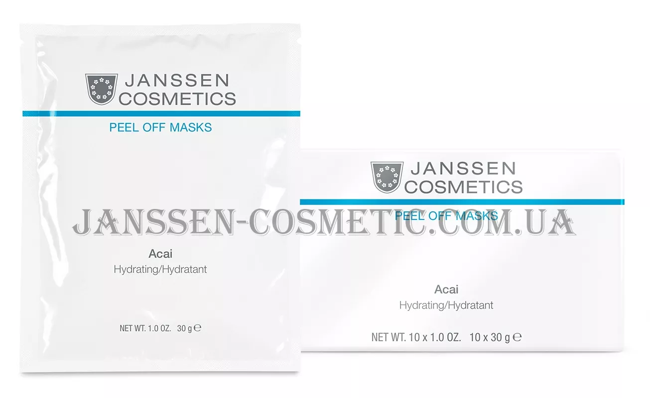 JANSSEN Mask Acai Hydrating to Dry Skin - Альгінатна маска з асаї для сухої шкіри