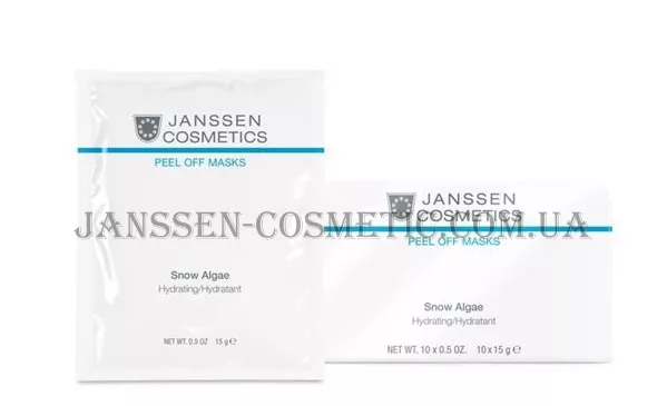 JANSSEN Snow Algae Hydrating Peel Off Mask - Зволожуюча маска зі сніговими водоростями