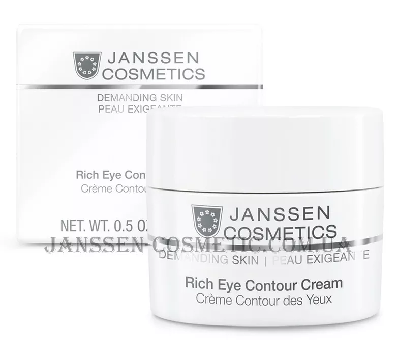 JANSSEN Demanding Skin Rich Eye Contour Cream - Поживний крем для шкіри навколо очей (пробник)