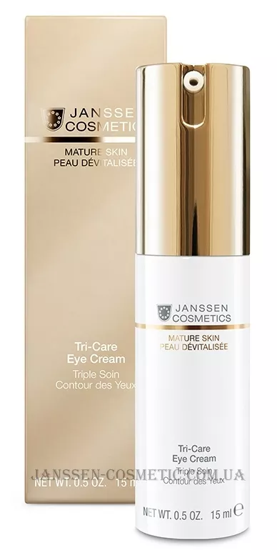 JANSSEN Mature Skin Tri-Care Eye Cream - Омолоджуючий крем для очей (пробник)
