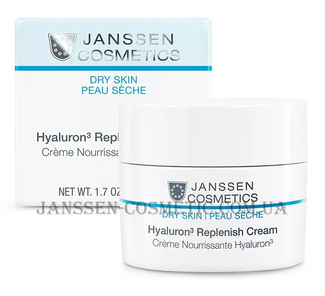JANSSEN Dry Skin Hyaluron³ Replenish Cream - Крем з гіалуроновою кислотою (пробник)