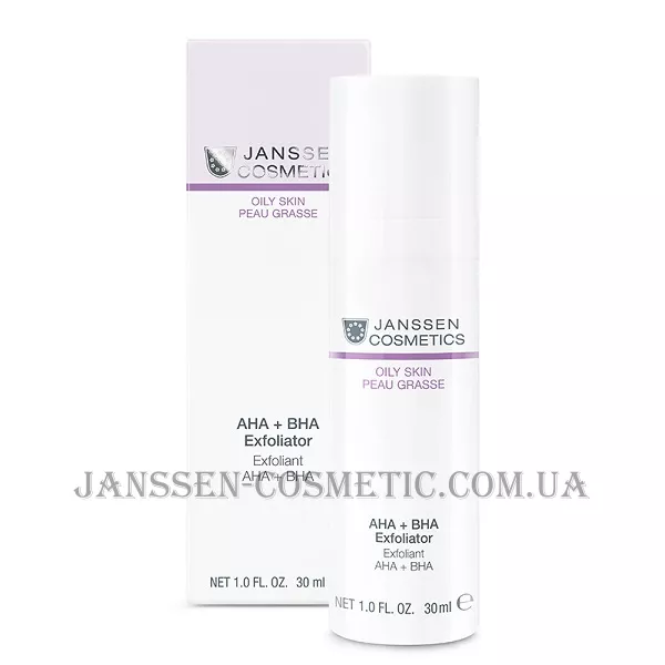 JANSSEN Oily Skin New AHA+BHA Exfoliator - Відлущуючий пілінг