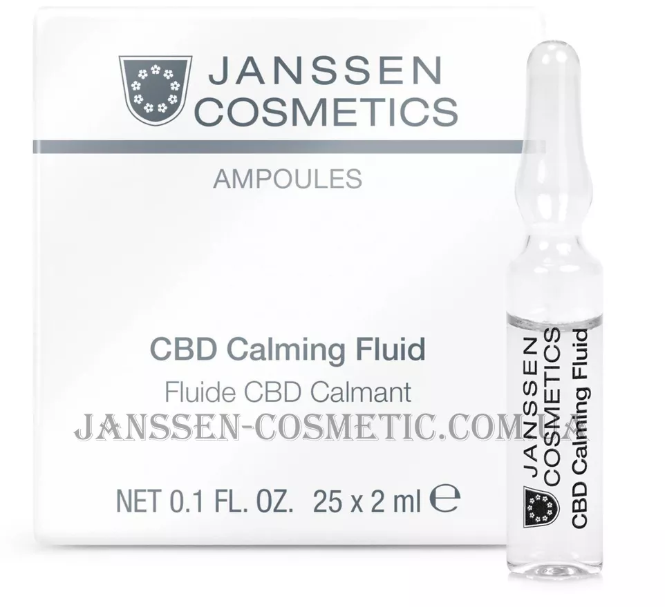 JANSSEN Ampoules CBD Calming Fluid - Заспокійливий флюїд для стресової шкіри